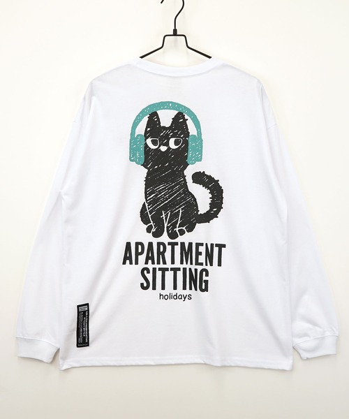 BURNER（バーナー） tシャツ 「GROOVY STORE」CAT 猫 刺繍 プリント