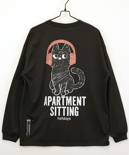 BURNER（バーナー） tシャツ 「GROOVY STORE」CAT 猫 刺繍 プリント