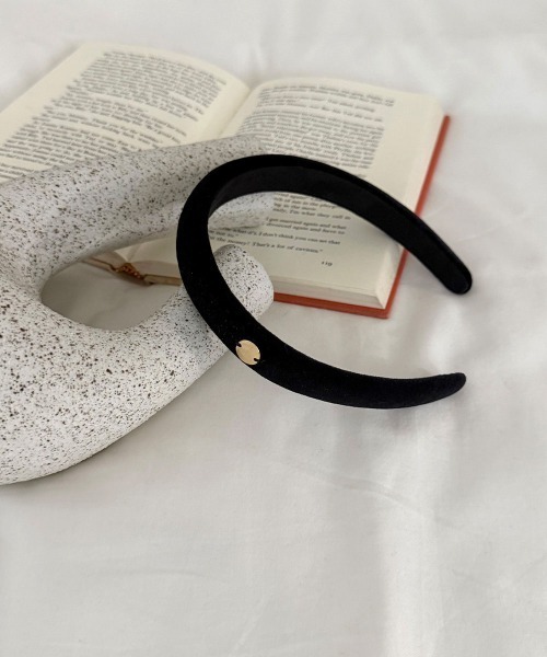 即発送/カチューシャ Port（ポート） カチューシャ 「 」 クラシカル ベロア ワンポイント