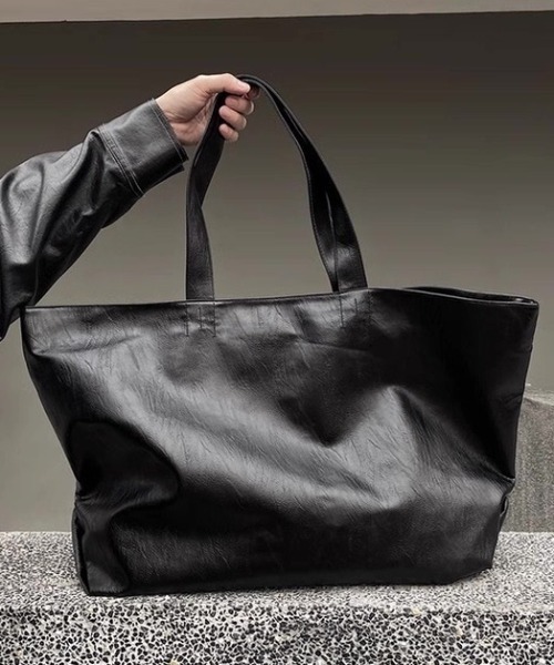 CELENA BEATS トートバッグ 大容量 フェイクレザー トートバッグ