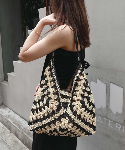 「CORNERS」 かごバッグ FREE ベージュ レディース_画像4