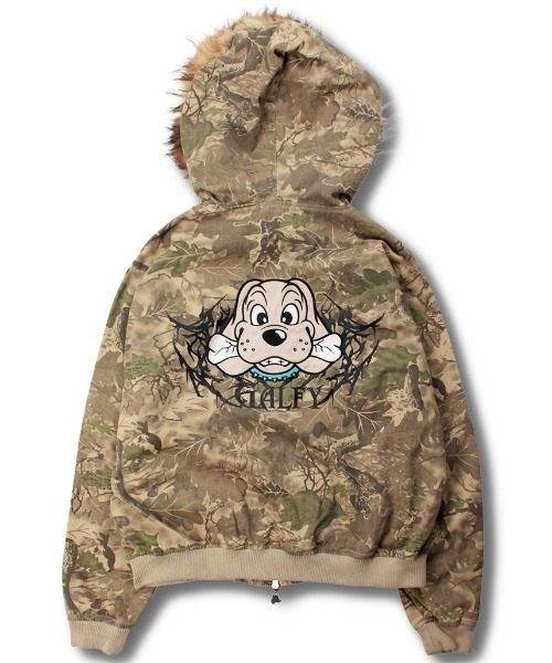 GALFY（ガルフィー） パーカー A'GEM/9 × .kom 森林パーカー メンズ