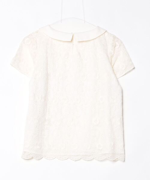 「Bon mercerie」 半袖ブラウス - ホワイト レディース_画像2