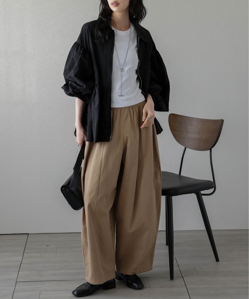 ブルゾン アウター Wジップペプラムブルゾン レディース : ZOZOTOWN