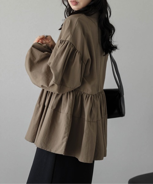 ブルゾン アウター Wジップペプラムブルゾン レディース : ZOZOTOWN