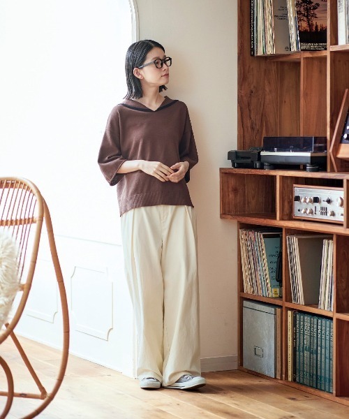 Sunny clouds パンツ サニークラウズ 素敵な白パン「レディース