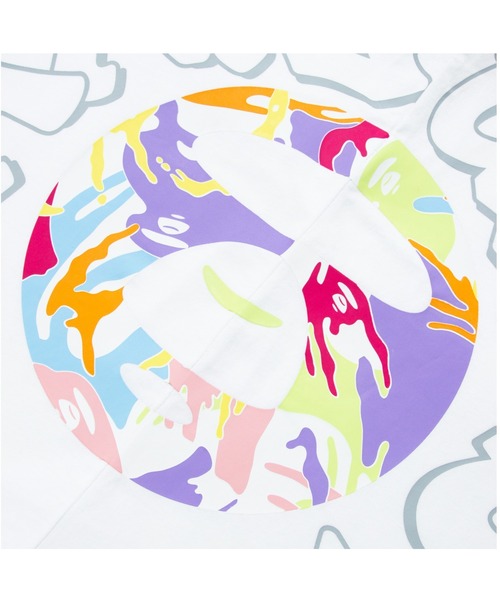 「AAPE BY A BATHING APE」 半袖Tシャツ LARGE ホワイト メンズ_画像5