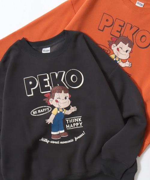 トレーナー スウェット 2025AW Peko/ペコ オーバーサイズ 裏起毛