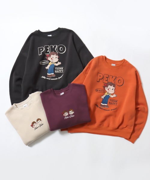 トレーナー スウェット 2025AW Peko/ペコ オーバーサイズ 裏起毛