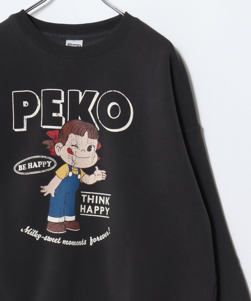 トレーナー スウェット 2025AW Peko/ペコ オーバーサイズ 裏起毛