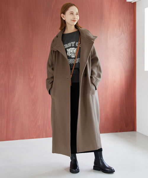 SLOBE IENA（スローブイエナ） チェスターコート 38 ネイビー