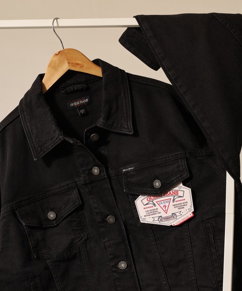 デニムジャケット gジャン GUESS JEANS GJ OVERSIZE TRUCKER JACKET 