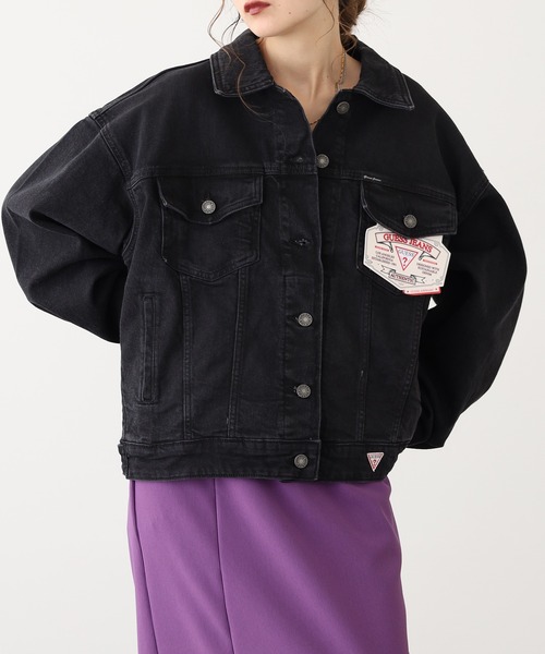 デニムジャケット gジャン GUESS JEANS GJ OVERSIZE TRUCKER JACKET 