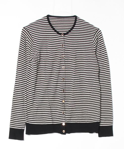 MUSE de Deuxieme Classe 「MUSE classe」 ボーダー柄ニット