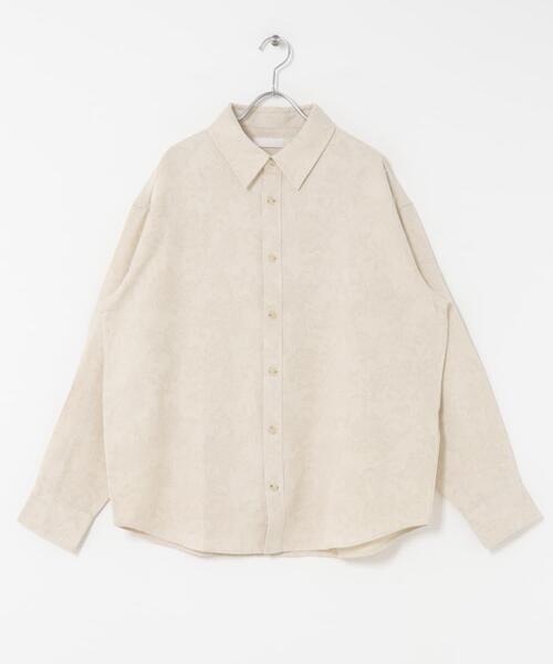 outil ジャガード　ボタニカル　シャツ ボタニカルジャガードシャツ / GRACE CONTINENTAL | GRACE CONTINENTAL