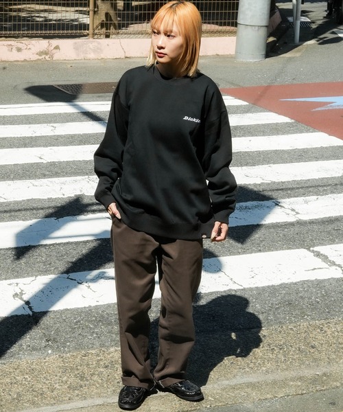 IO 着用 RAYBACK スウェット ブラック ロゴ トレーナー ストリート Dickies（ディッキーズ） トレーナー スウェット 「DICKIES