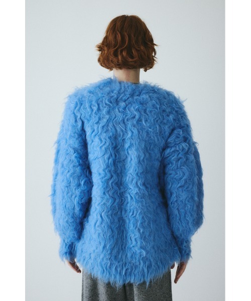 HeRIN.CYE カーディガン Fuzzy knit cardigan ファジーニット