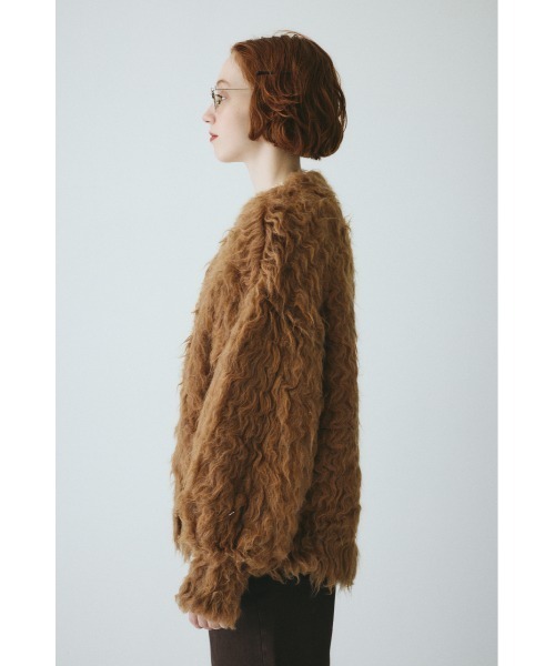 HeRIN.CYE カーディガン Fuzzy knit cardigan ファジーニット