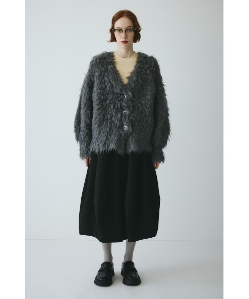 HeRIN.CYE カーディガン Fuzzy knit cardigan ファジーニット