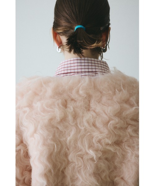 HeRIN.CYE カーディガン Fuzzy knit cardigan ファジーニット