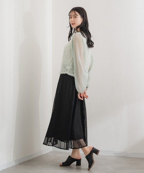 「KATHARINE ROSS」 「Bou Jeloud」ロングスカート MEDIUM アイボリー レディース_画像5