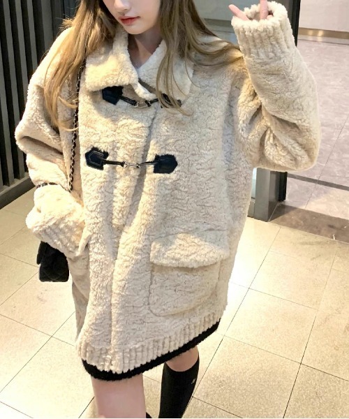 Maison Calme ダッフルコート コート 「25年秋冬新作」オーバーサイズ