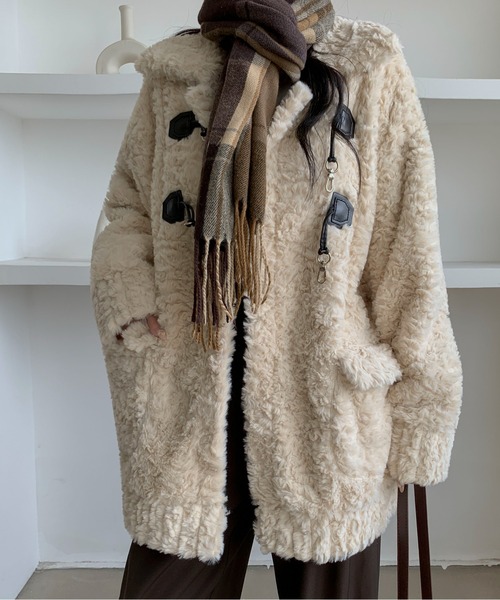 Maison Calme ダッフルコート コート 「25年秋冬新作」オーバーサイズ