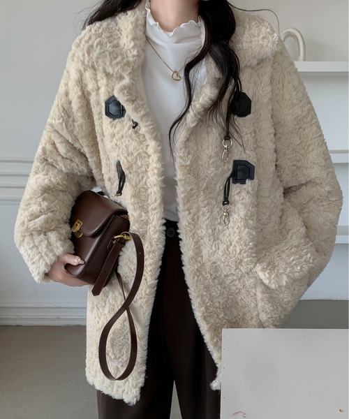 Maison Calme ダッフルコート コート 「25年秋冬新作」オーバーサイズ