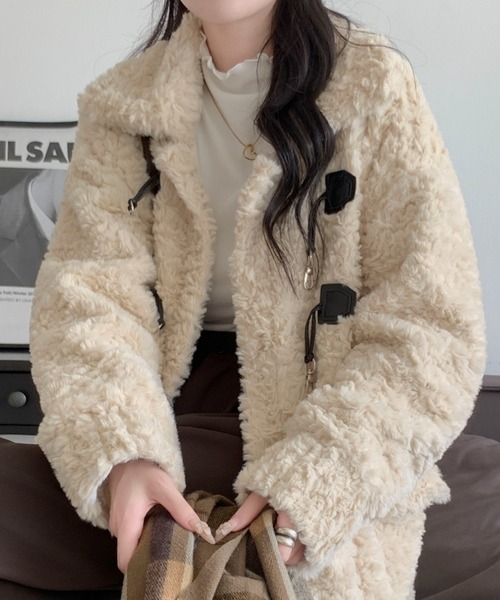 Maison Calme ダッフルコート コート 「25年秋冬新作」オーバーサイズ