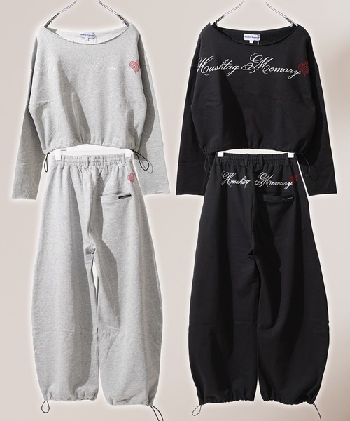 MEMORY ワイドパンツ スウェットパンツ ジャージ 「MEMORY