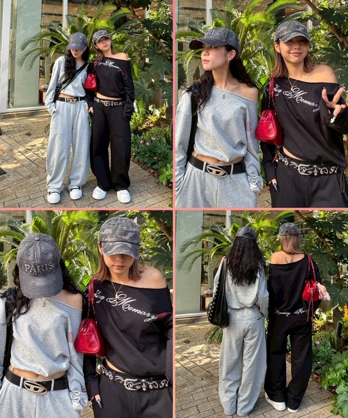 MEMORY ワイドパンツ スウェットパンツ ジャージ 「MEMORY