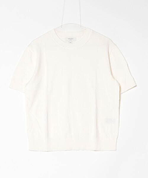 「BANANA REPUBLIC FACTORY STORE」 半袖ニット M ホワイト レディース_画像2
