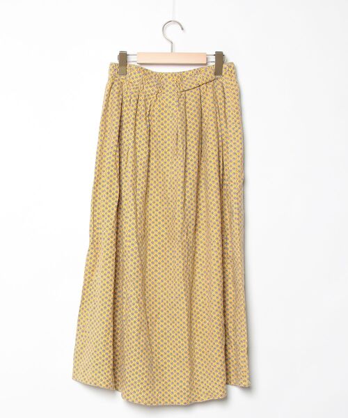 「Les Olivades」 ドット柄フレアスカート「Studio Clipコラボ」 FREE イエロー レディース_画像2