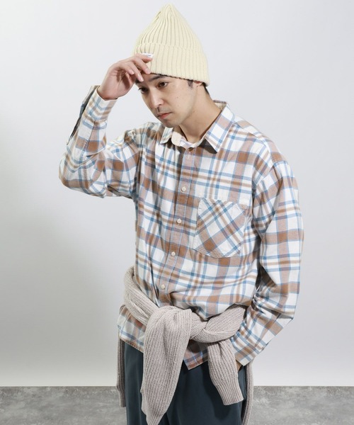 時雨確認用 BAYFLOW（ベイフロー） シャツ ヴィンテージライクアソートチェック