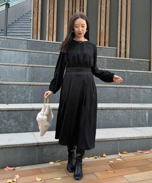 Couture Brooch（クチュール ブローチ） ワンピース 「通勤・ラメジャ