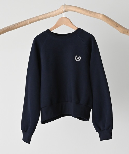 「CANAL JEAN」 スウェットカットソー ONE SIZE ネイビー レディース_画像7