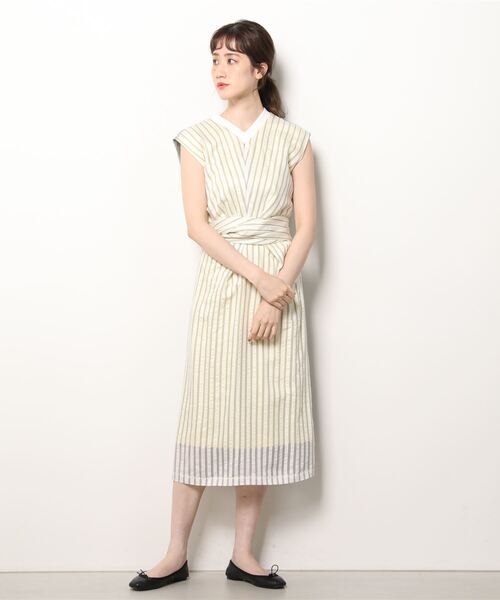 「LOVELESS」 ノースリーブワンピース 34 レッド レディース_画像2