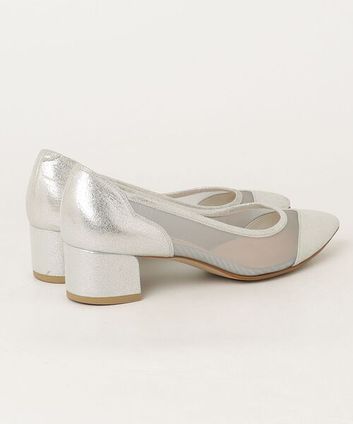 「DIANA」 パンプス 22cm シルバー レディース_画像2