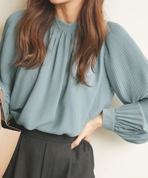 「Futier land」 長袖ブラウス FREE グレイッシュベージュ レディース_画像5