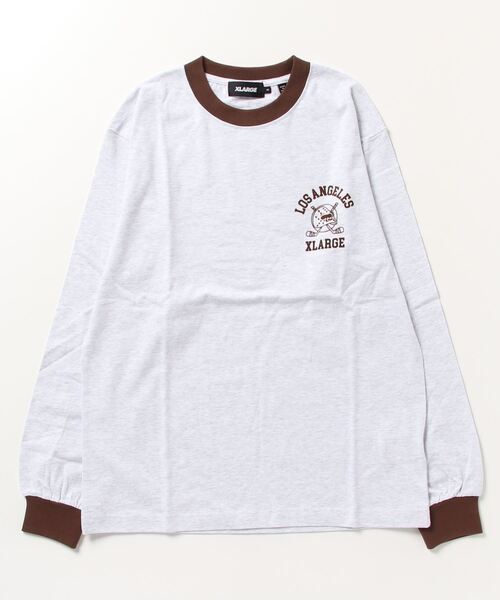 「XLARGE」 長袖Tシャツ M アッシュ メンズ_画像2