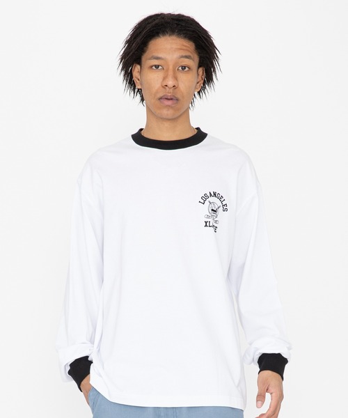 「XLARGE」 長袖Tシャツ M アッシュ メンズ_画像6