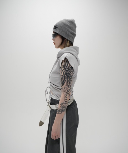 「XU」 ニットキャップ ONE SIZE グレー メンズ_画像5