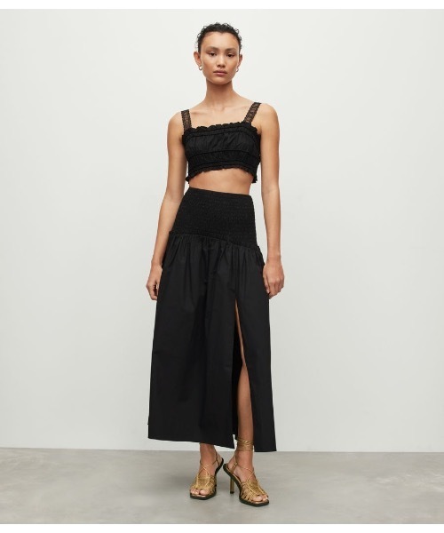 「ALLSAINTS」 フレアスカート 4 ブラック レディース_画像10