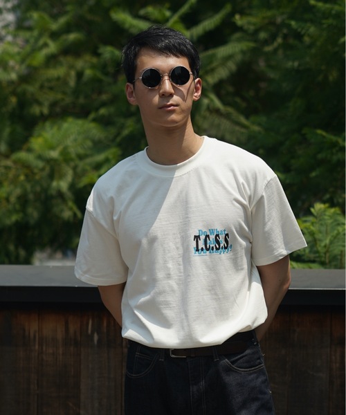 「TCSS」 半袖Tシャツ MEDIUM ホワイト メンズ_画像6