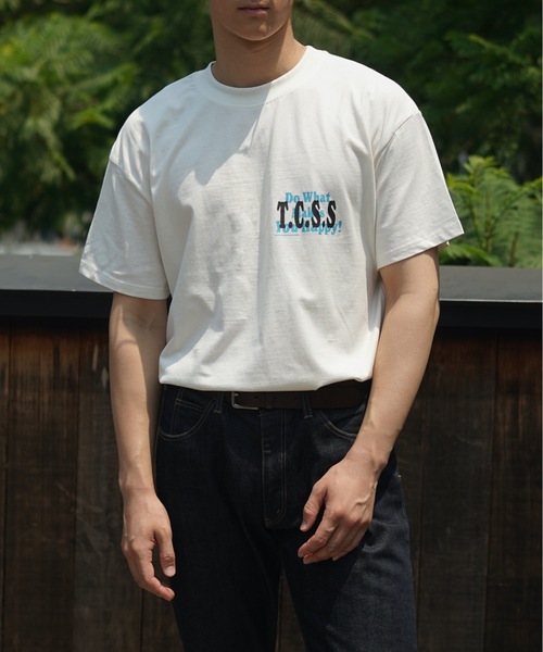 「TCSS」 半袖Tシャツ MEDIUM ホワイト メンズ_画像7