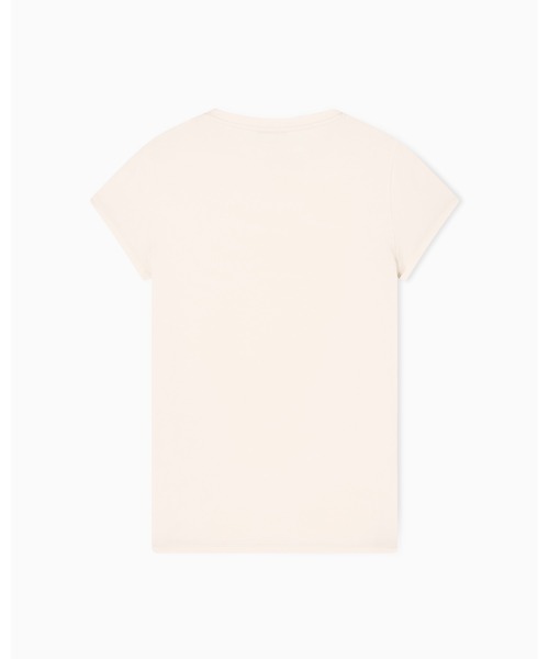 tシャツ 「A|X アルマーニ エクスチェンジ」「オンライン限定」AXロゴ 半袖クルーネックTシャツ/SLIM レディースの画像