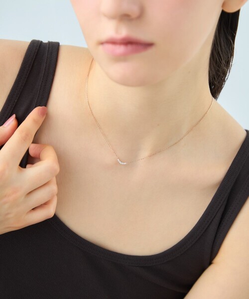 ete ネックレス ete（エテ） ネックレス 「レイヤード」 ビジュー ネックレス