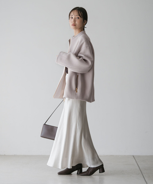 NOBLE（ノーブル） ノーカラーコート コート 「追加」MTRレイズド