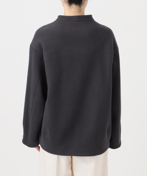 NOBLE（ノーブル） ノーカラーコート コート 「追加」MTRレイズド