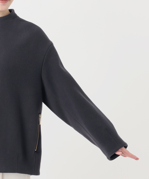 NOBLE（ノーブル） ノーカラーコート コート 「追加」MTRレイズド